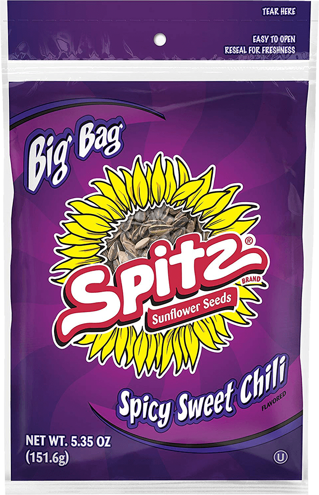 SPITZ® Spicy Sweet Chili Flavored Sunflower Seeds