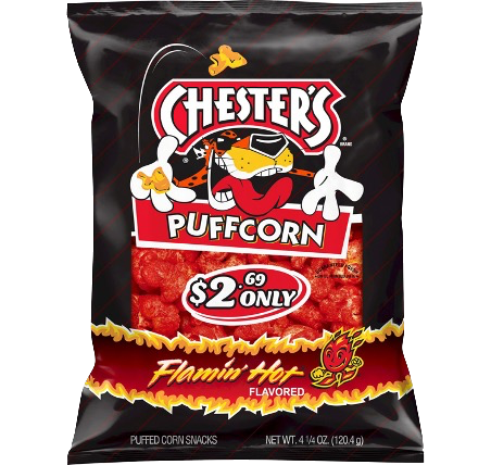 CHESTER'S® FLAMIN' HOT® Flavored Puffcorn Snacks