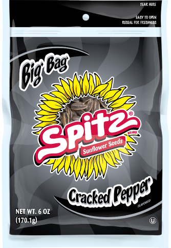 SPITZ® Cracked Pepper Flavored Sunflower Seeds